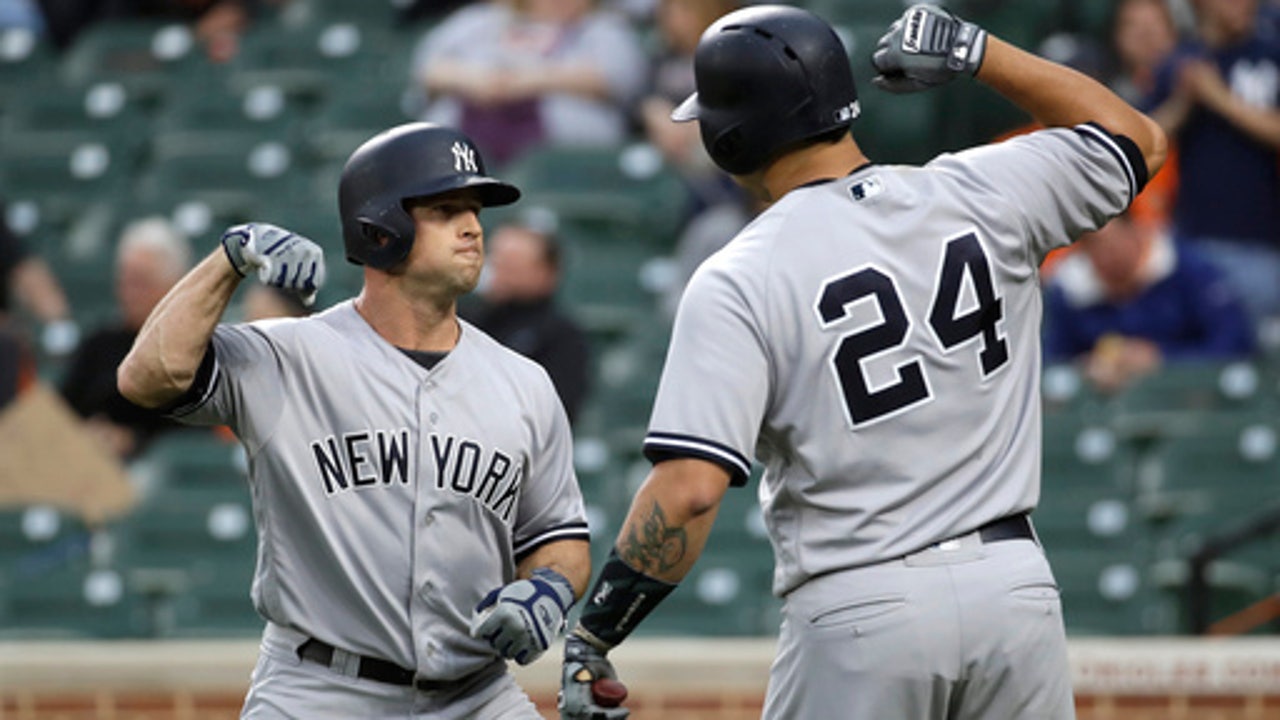 Gardner, Holliday HRs carry Yankees over Orioles 8-3 (May 30, 2017)